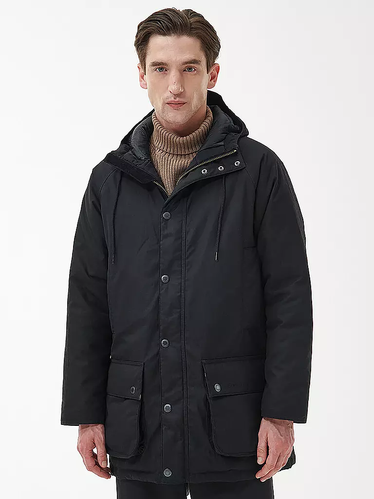 Barbour best sale beaufort schwarz